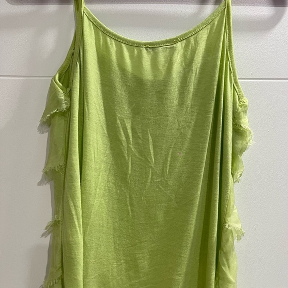 Italian Blouse in Green Lime one size fits all - Picture 4 of 4